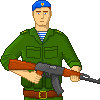 Russian Paratrooper icon/pixelart