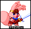 Pocket Fighter Dolly icon/pixelart