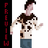 Freddie runs icon/pixelart