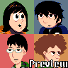 The Fearsome Five icon/pixelart