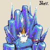 Ice king icon/pixelart