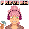 Illustration for @Escatiii icon/pixelart