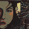 Evil Eyes icon/pixelart