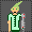 Cyborg icon/pixelart