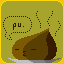 Poo on a Plate icon/pixelart