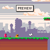 Run Pug Run icon/pixelart