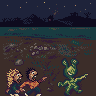 Alien by the Lake 2 icon/pixelart
