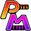 pyrometal logo icon/pixelart