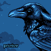 Raven icon/pixelart