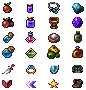 Menu Icons icon/pixelart