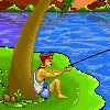 Fisherman-by-Rajesh icon/pixelart