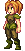 Ranger Girl icon/pixelart