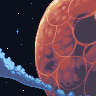 Red Moon icon/pixelart