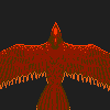 kubikmi "The Book of the Red Raven" Single Cover icon/pixelart