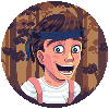 Man in the Woods icon/pixelart