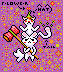 fluffy fighter and funny looking wizard icon/pixelart
