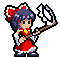 Reimu, Indie Brawler icon/pixelart