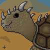 Turtle monster icon/pixelart