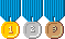 Ribbons icon/pixelart