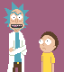 Rick and Morty icon/pixelart