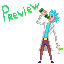Wubba Lubba Dub Dub! icon/pixelart