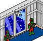 Anti-Intruder Right Balcony icon/pixelart