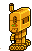 Robot Walk icon/pixelart