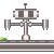 cadena de montaje icon/pixelart