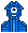 robot man icon/pixelart