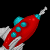 Rocket Ship icon/pixelart