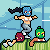 Girls day out icon/pixelart