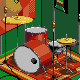 Rehearsal room icon/pixelart