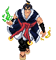 Samurai Wizard icon/pixelart