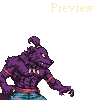BAN, the werewolf - idle icon/pixelart