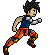 Running guy icon/pixelart