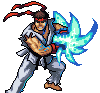 Ryu from Street Fighter icon/pixelart