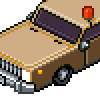 Undercover Cop Car icon/pixelart