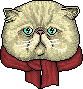 Sad Cat icon/pixelart