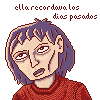 She remember the last days. icon/pixelart