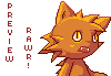 Samurai Cat icon/pixelart