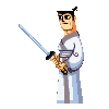 A Foolish Samurai Warrior icon/pixelart