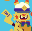 Pika Captain icon/pixelart