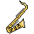 Saxophone Sprite icon/pixelart