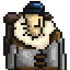 Arctic traveler icon/pixelart