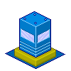Tech building I-849 icon/pixelart