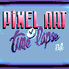 Pixel art time lapse titlescreen icon/pixelart