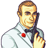 Sean Connery as James Bond (GBA Fire Emblem style) icon/pixelart