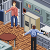 Seinfeld apartment icon/pixelart