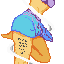 Tattoed Leg icon/pixelart