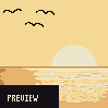 Sepia Sunset icon/pixelart